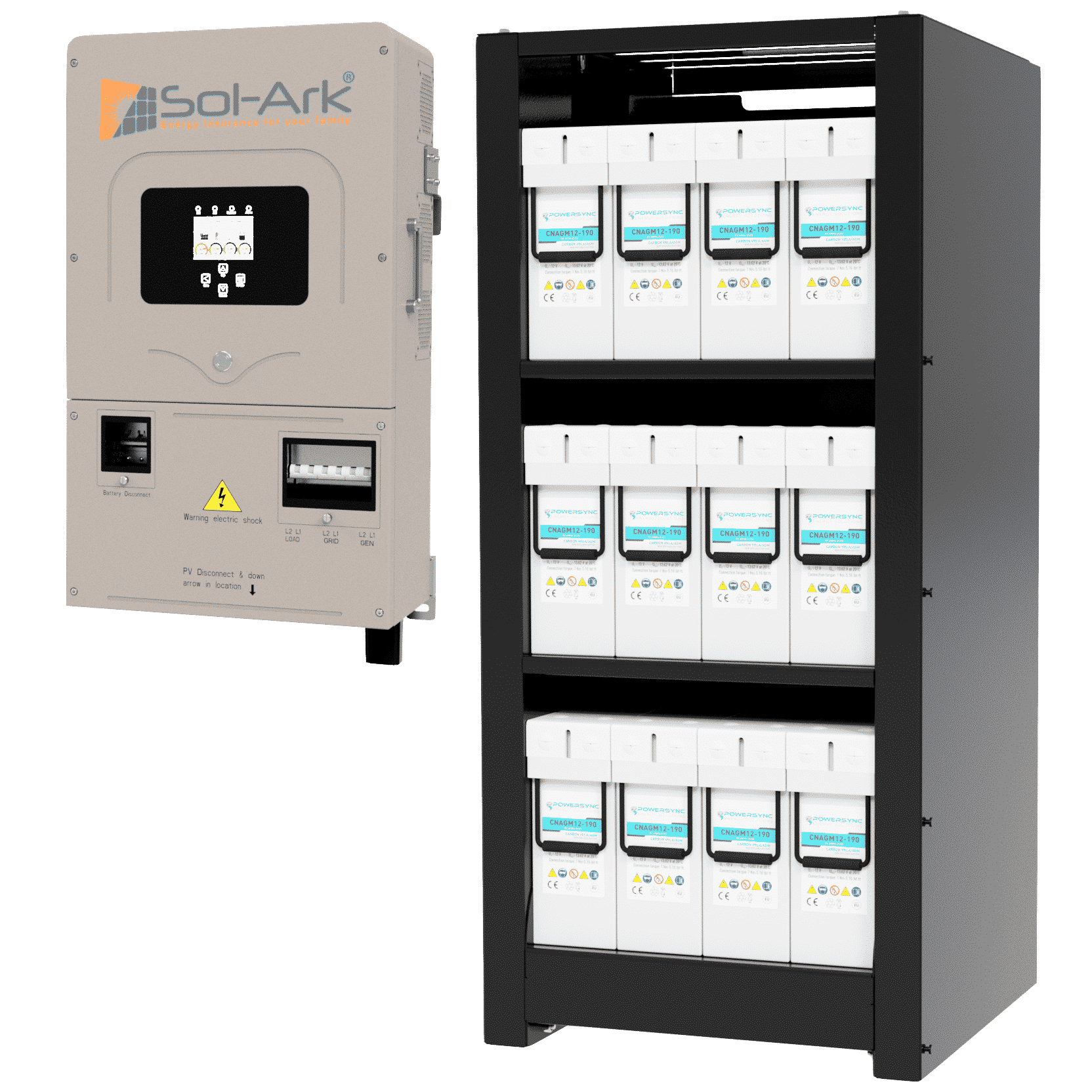 HOMESYNC™ CARBON NANOTUBE AGM 27 KWH / 9.6 KW INTEGRATED ENERGY STORAGE