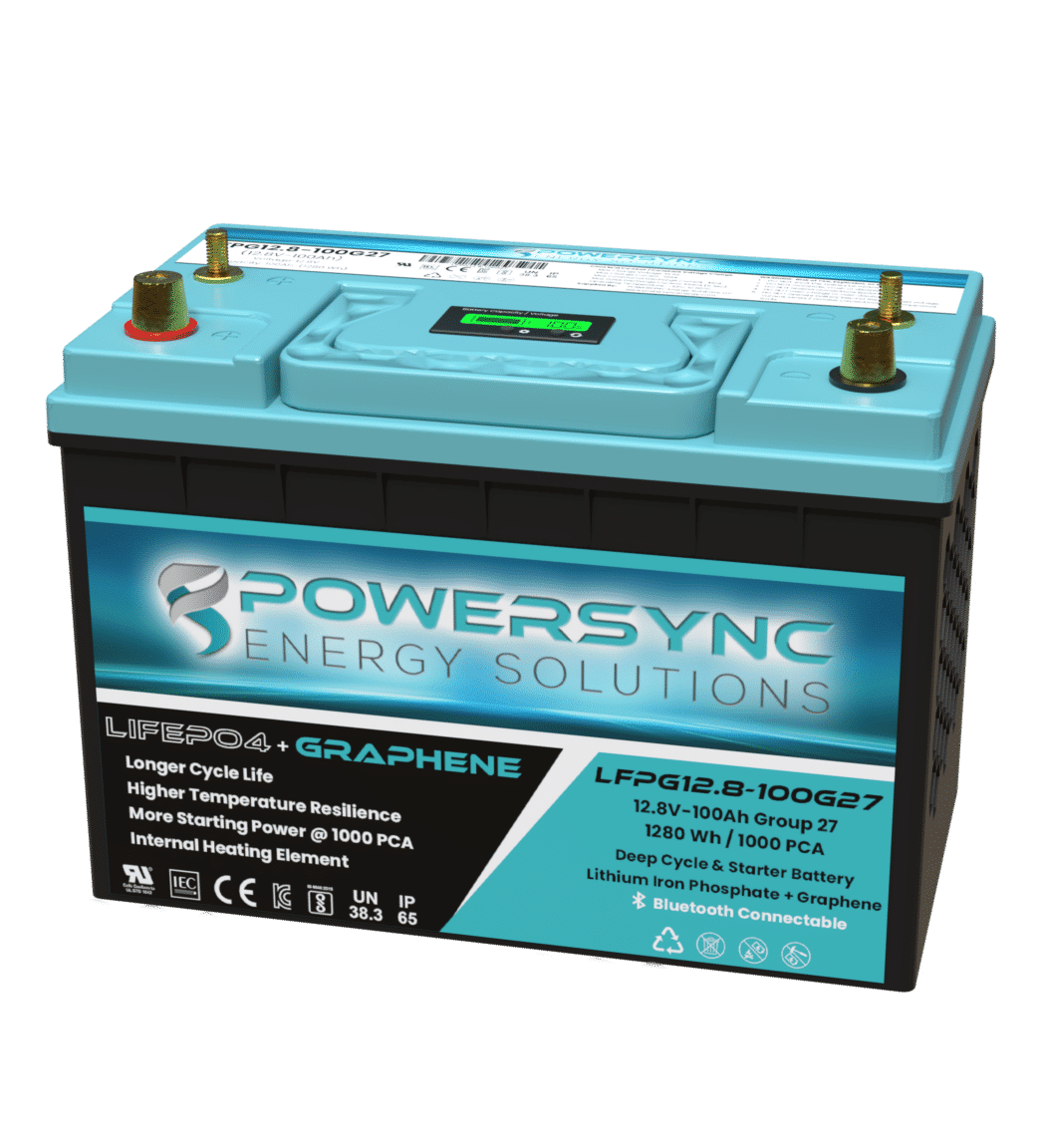LFPG12.8-300G8D Batería de Litio de Doble Uso LiFePO4+Grafeno - POWERSYNC  Energy Solutions