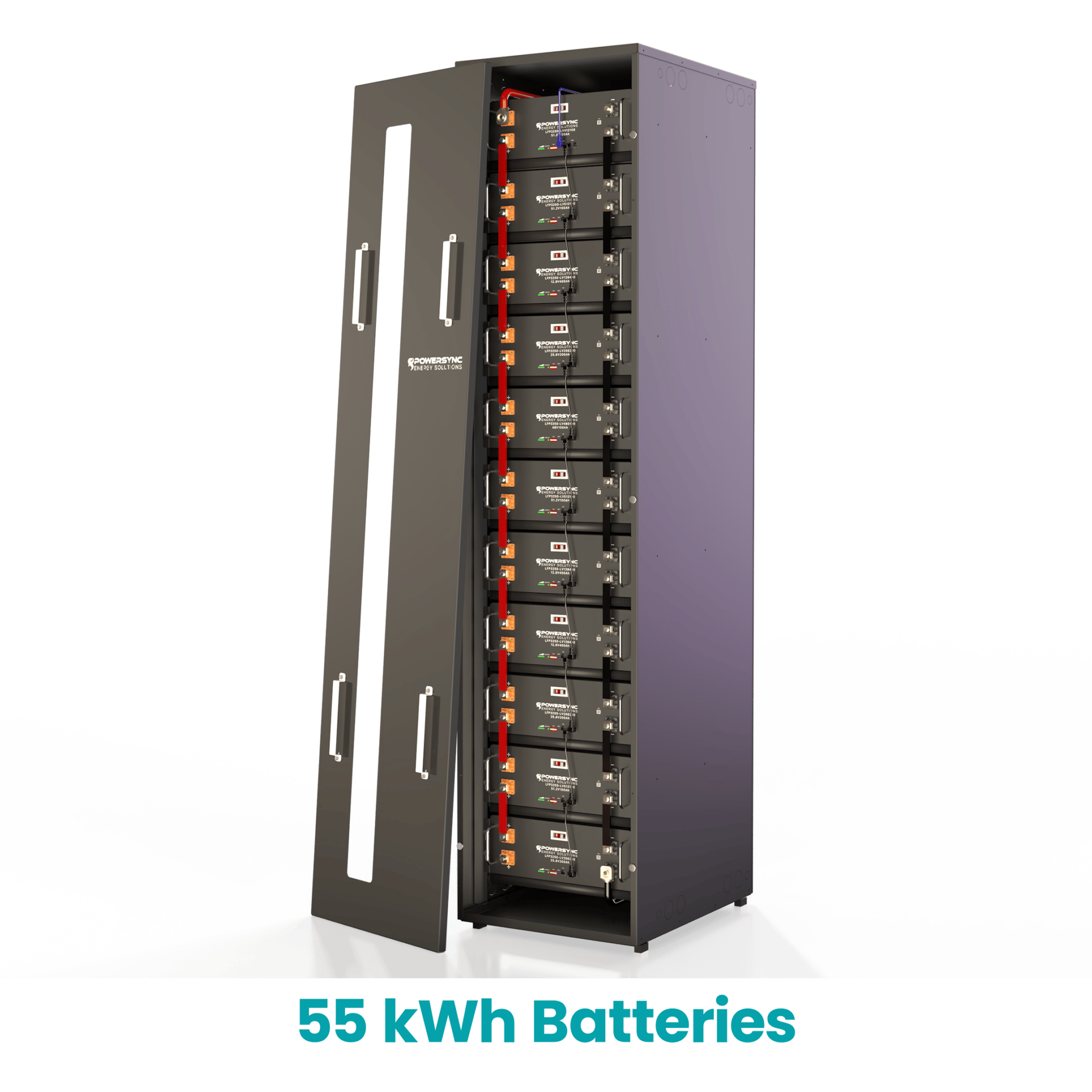 51.2V 1100Ah 55 kWh LiFePO4 Lithium Batterie Energiespeicher - POWERSYNC  Energy Solutions